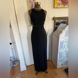 Black Halter Prom Dress